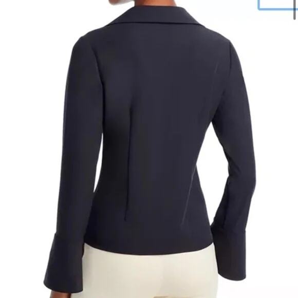 CINQ A SEPT McKenna Top NWT $295 Flared Cuff Twist at Waist Size M - Picture 3 of 9